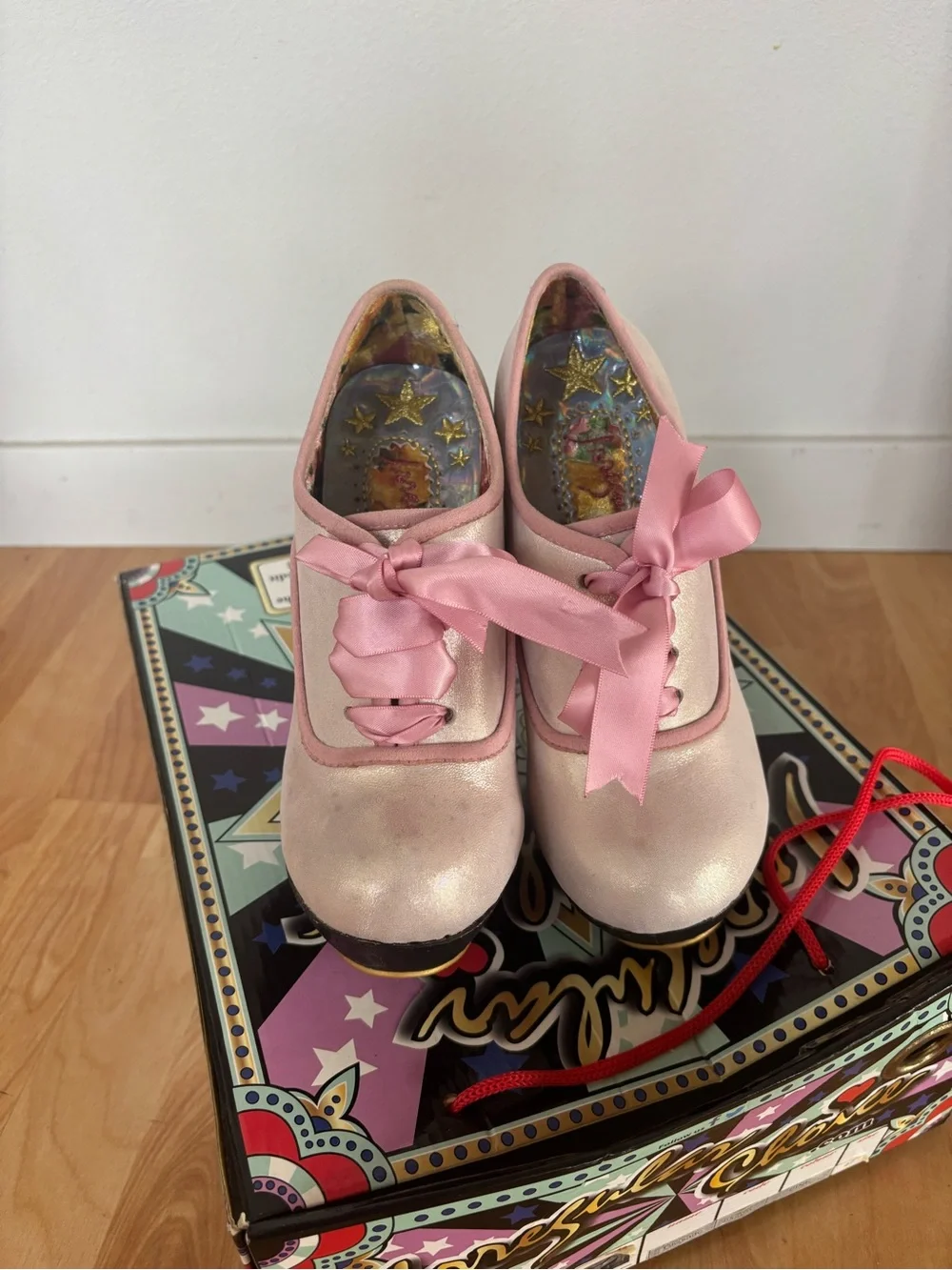 Irregular Choice Ballerina Glissade Heels in Pink